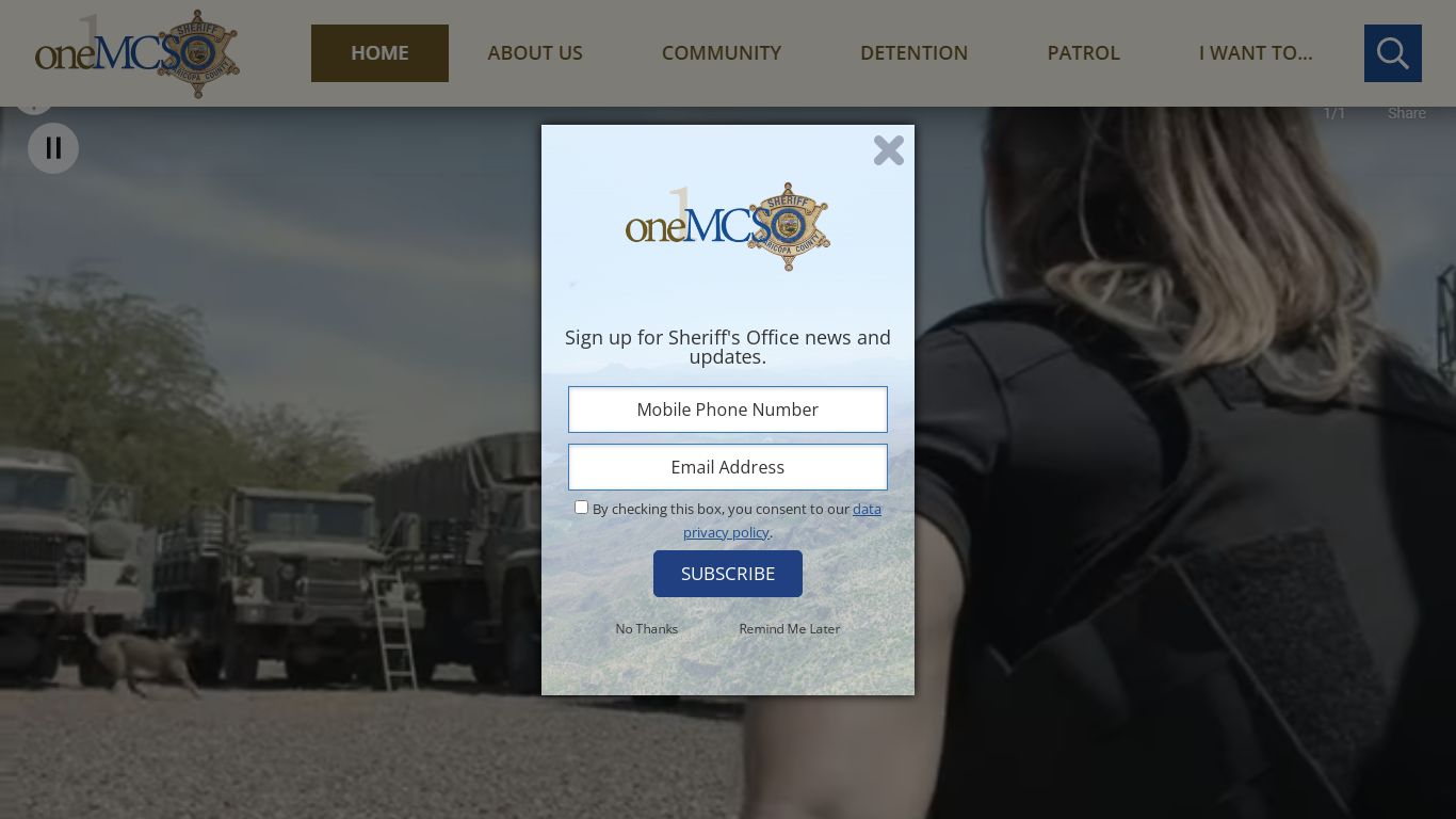 Maricopa County Sheriff's Office | Home