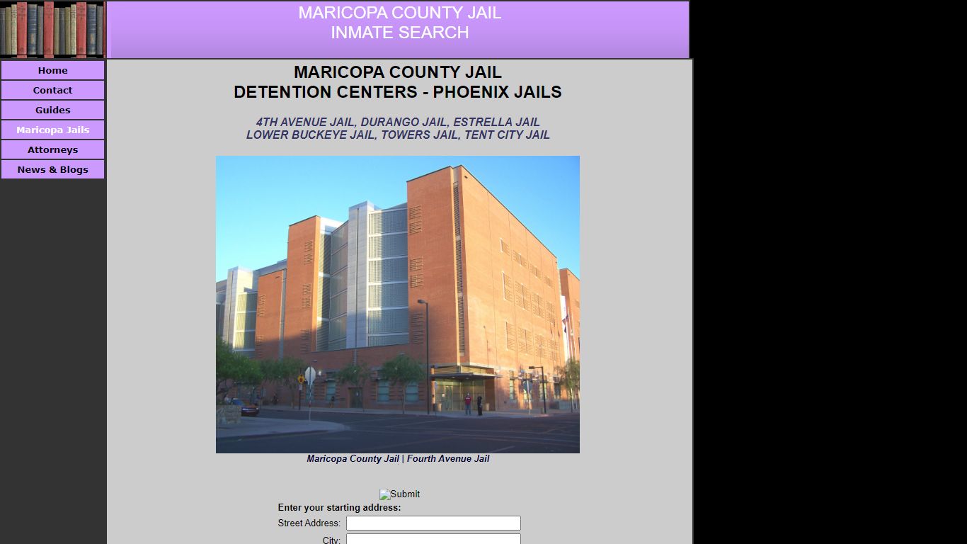 Maricopa County Jail Inmate Search - Phoenix Jail Information
